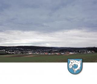 Diedelsheim mit Wappen